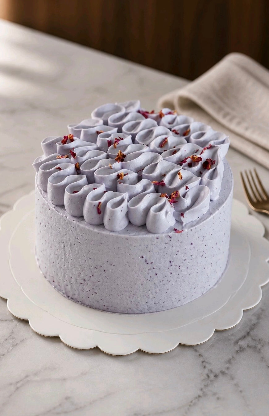 Taro Mochi Cake (Sweet Potato)